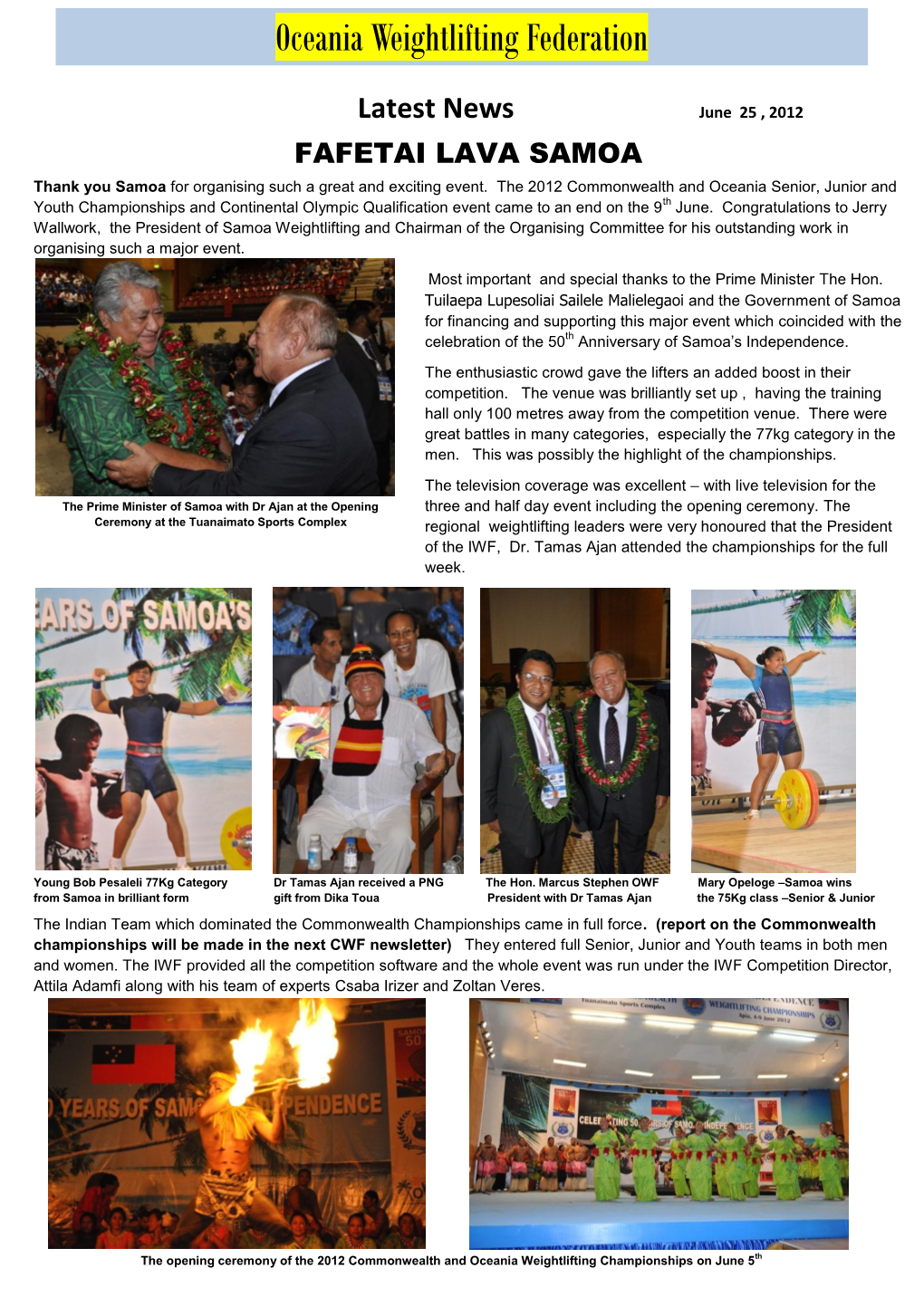 Oceania Weightlifting Federation