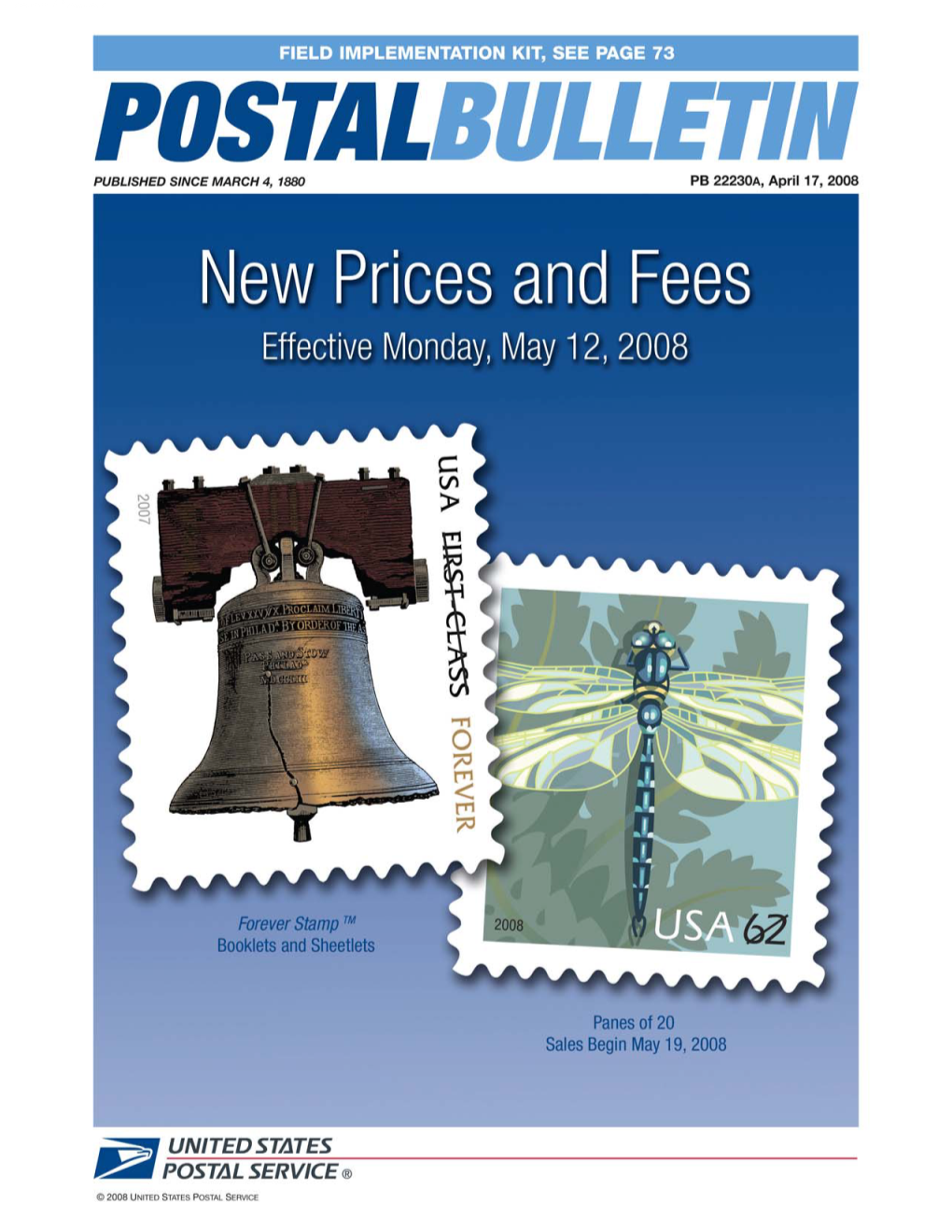 POSTAL BULLETIN 22230A (4-17-08)  for Employees at CONTENTS