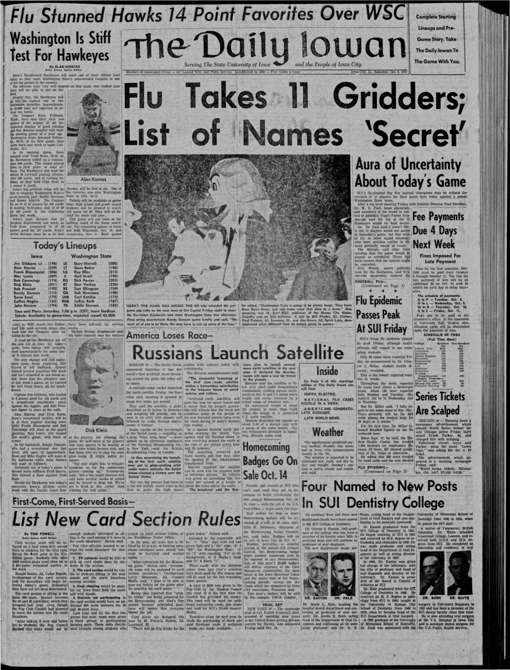 Daily Iowan (Iowa City, Iowa), 1957-10-05