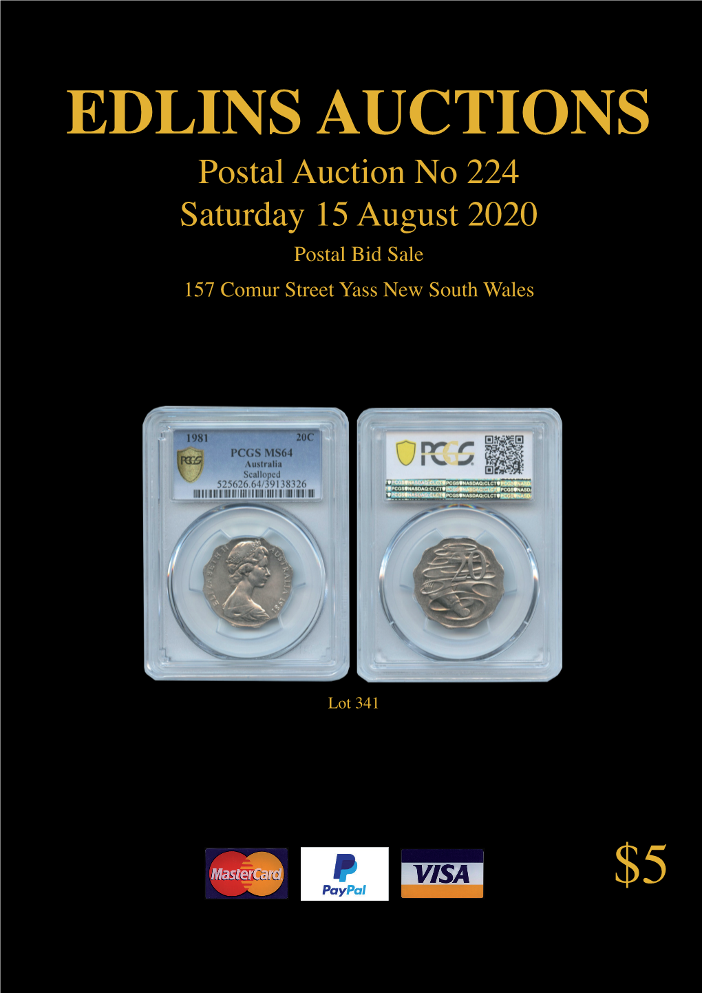 Auction 224 Catalogue Saturday 15 August 2020