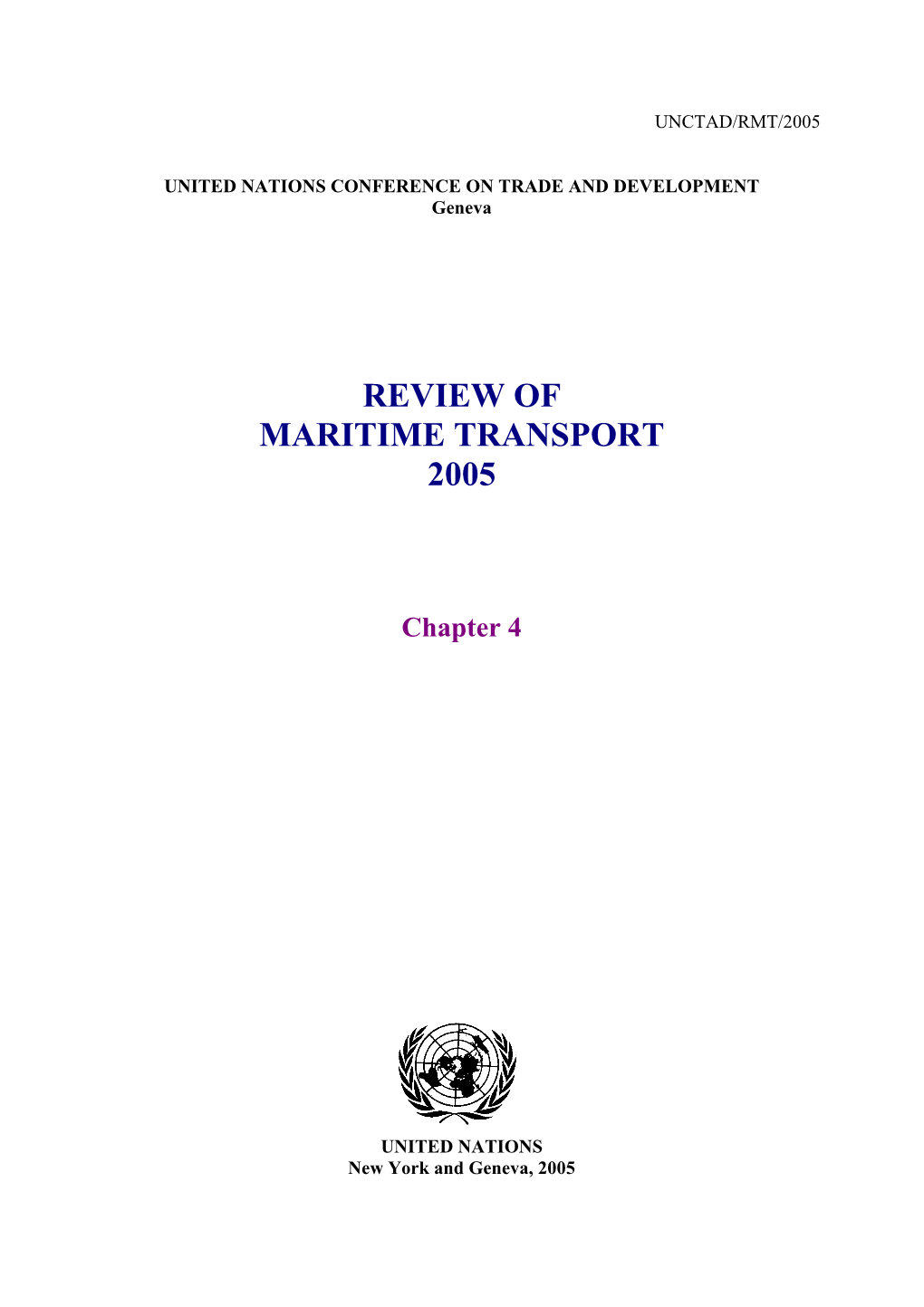 Review of Maritime Transport 2005