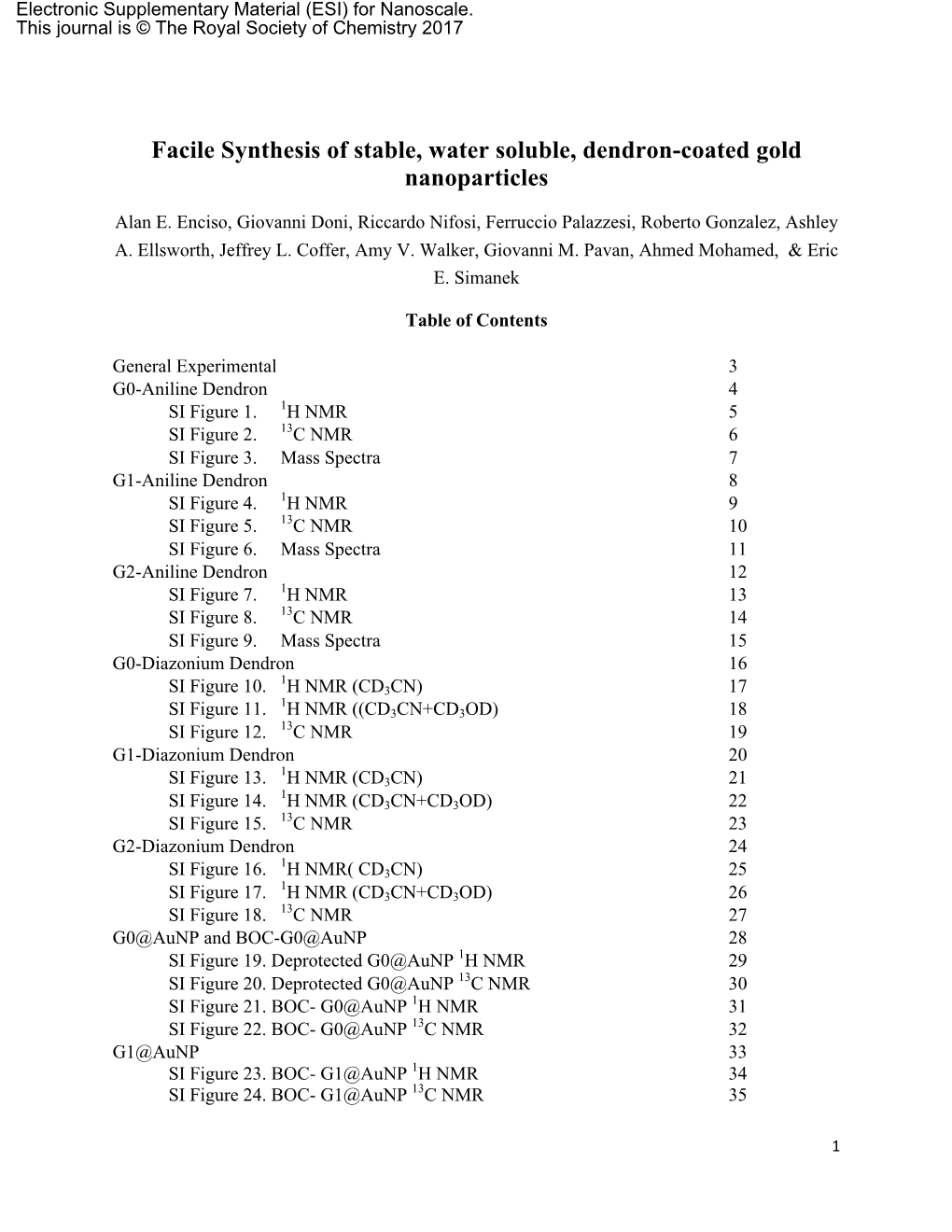 Facile Synthesis of Stable, Water Soluble, Dendron-Coated Gold Nanoparticles