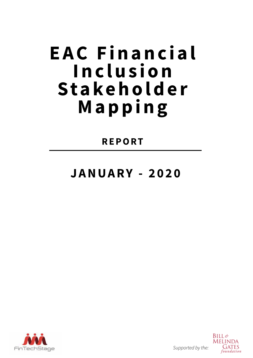 EAC Financial Inclusion Stakeholder Mapping