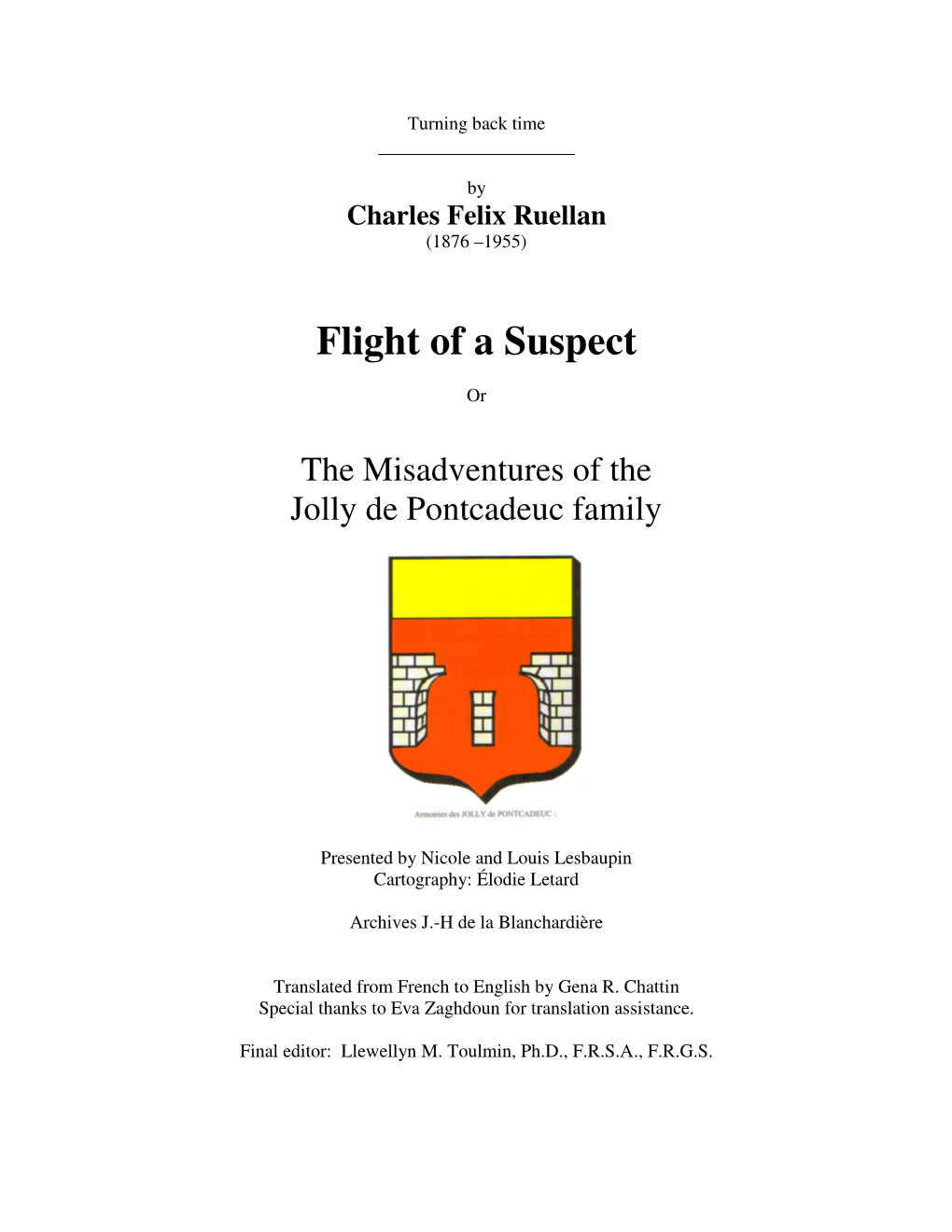 Flight of a Suspect