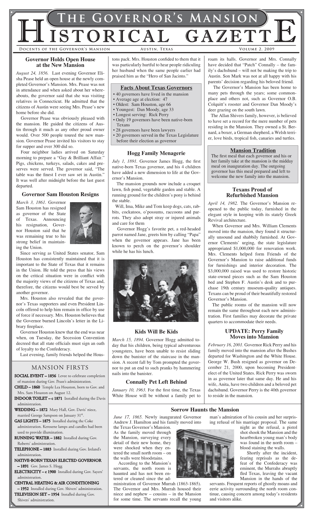 2009 Historical Gazette