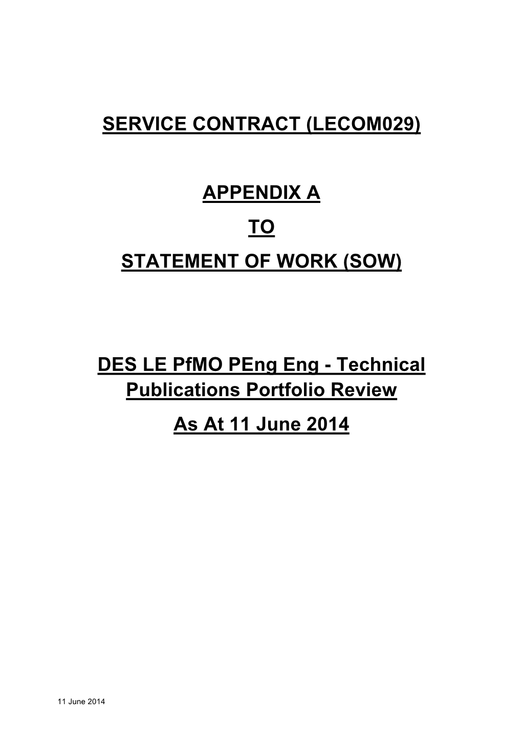 Service Contract (Lecom029)