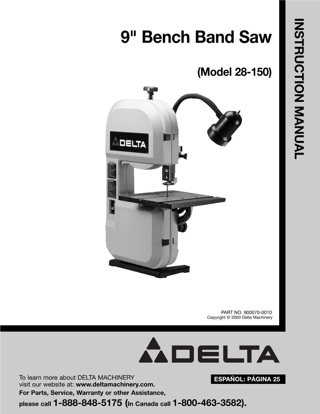 Delta Band Saw 28-150