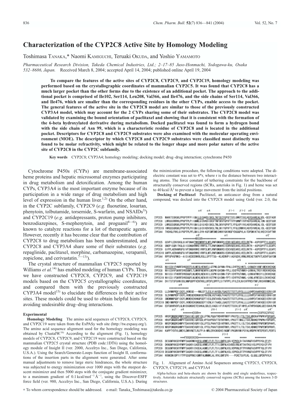 Chem. Pharm. Bull. 52(7) 836-841 (2004)