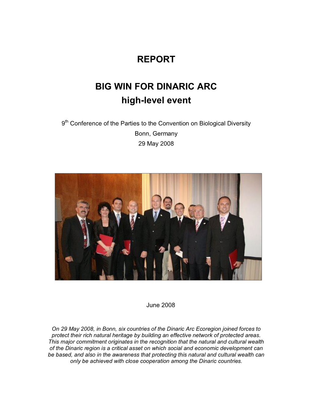 REPORT BIG WIN for DINARIC ARC High-Level Event