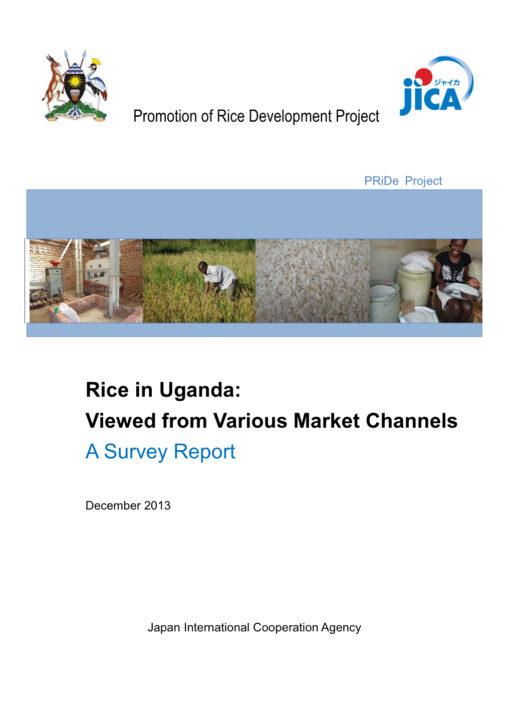 Rice in Uganda: Viewed from Various Market Channels a Survey Report