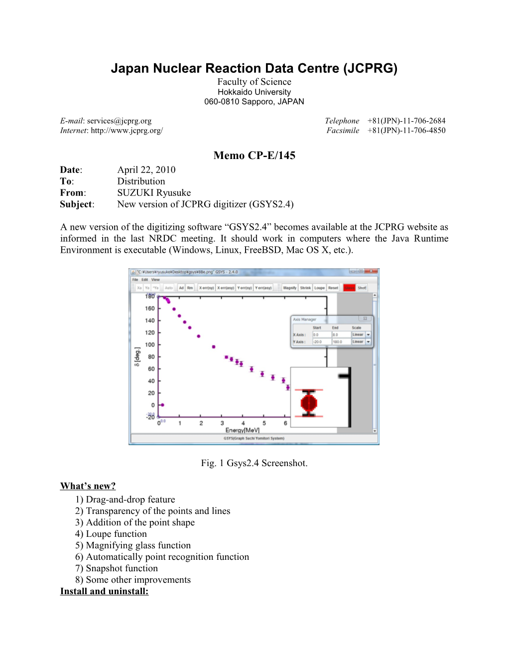 Japan Charged-Particle Nuclear Reaction Data Group