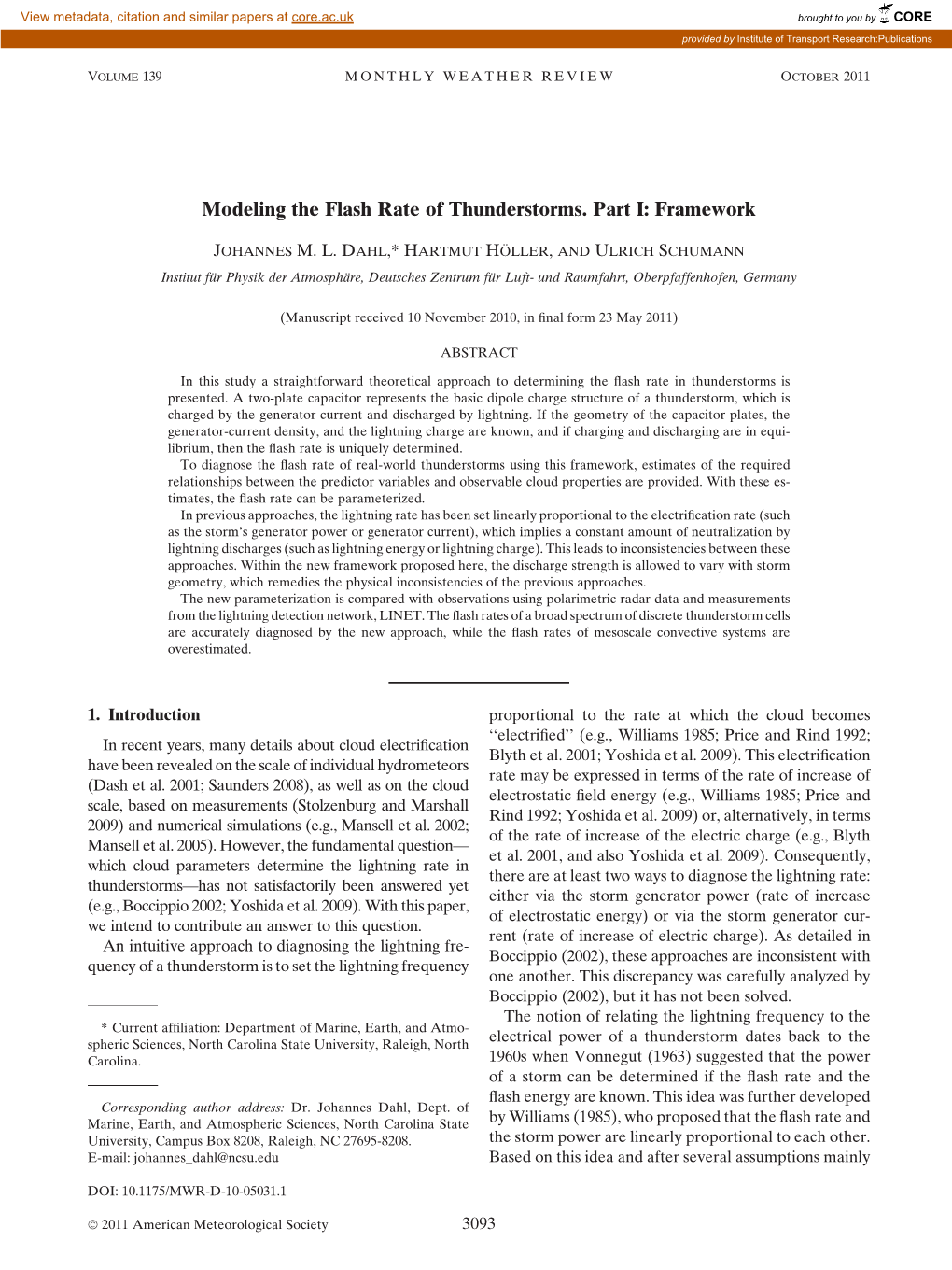 Modeling the Flash Rate of Thunderstorms. Part I: Framework