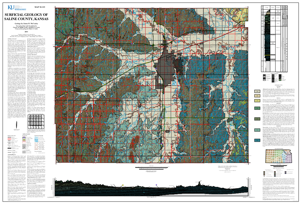 Surficial Geology of Saline County, Kansas