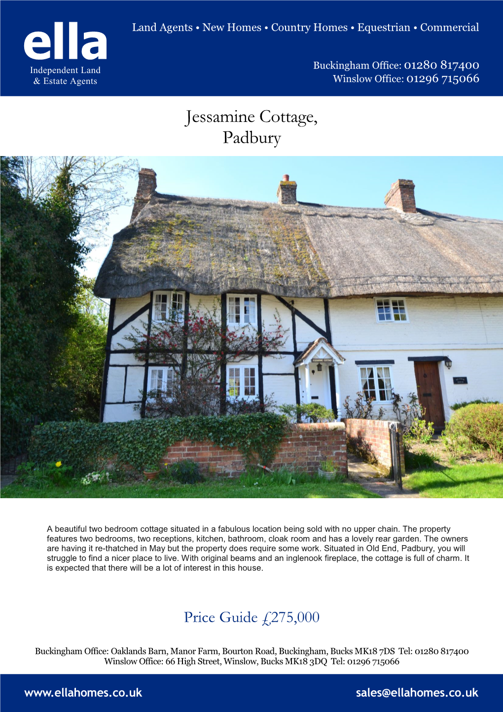 Jessamine Cottage, Padbury