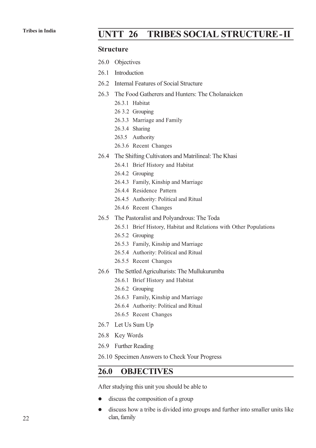 Untt 26 Tribes Social Structure