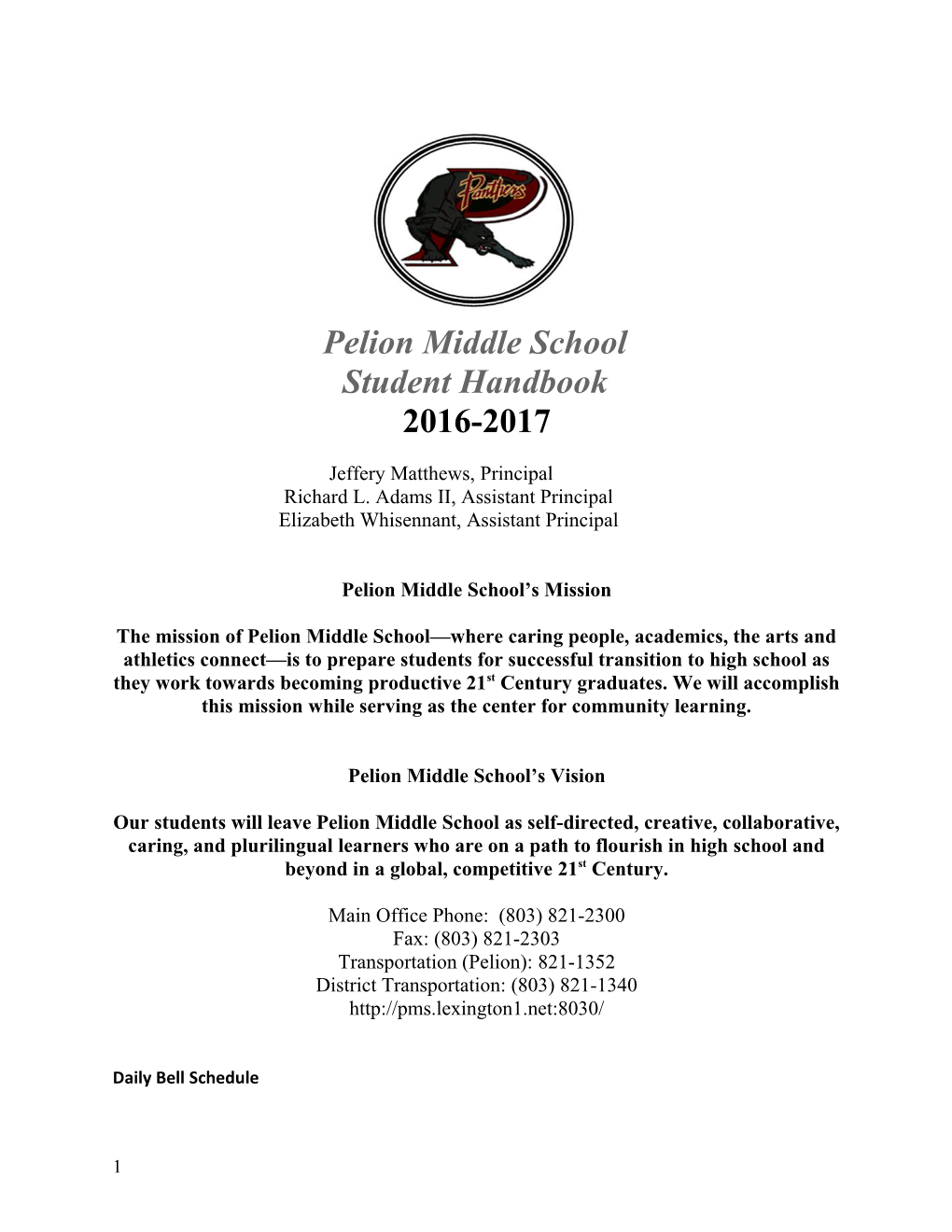 Pelion Middle School