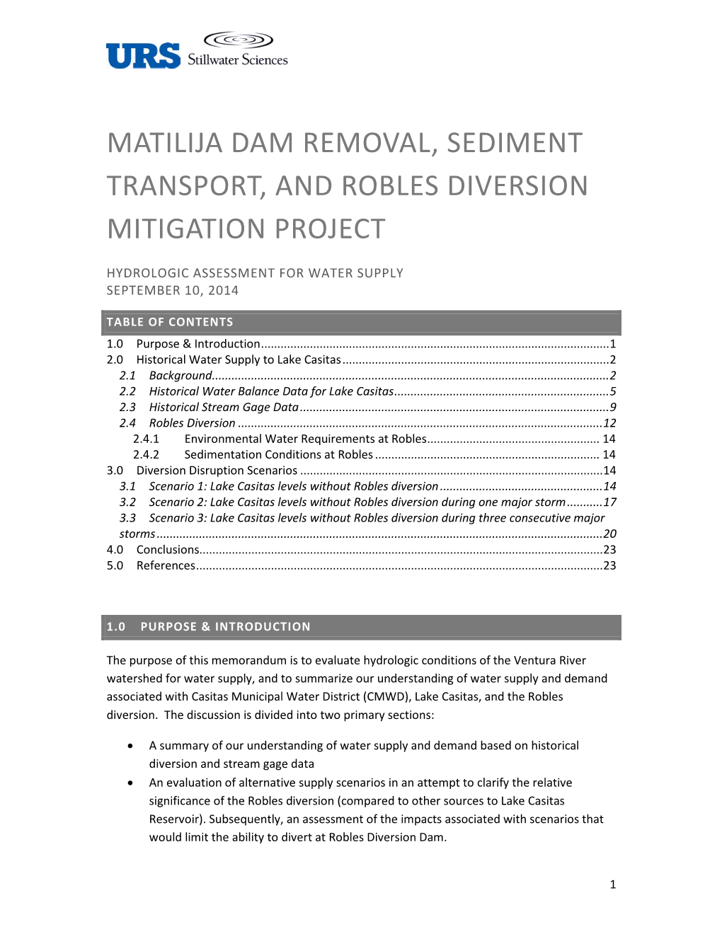 Technical Memorandum No