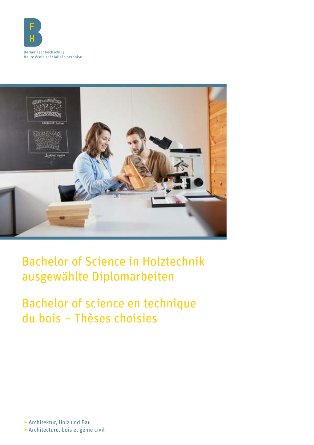 Bachelor of Science in Holztechnik Ausgewählte Diplomarbeiten