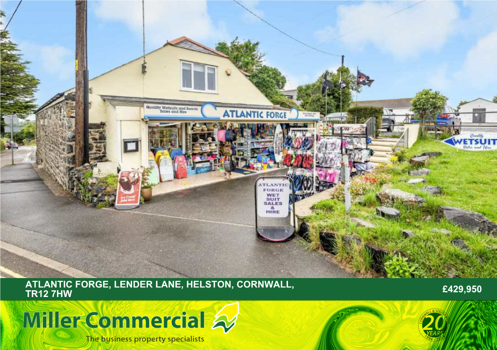 Atlantic Forge, Lender Lane, Helston, Cornwall, Tr12 7Hw £429,950 B41107