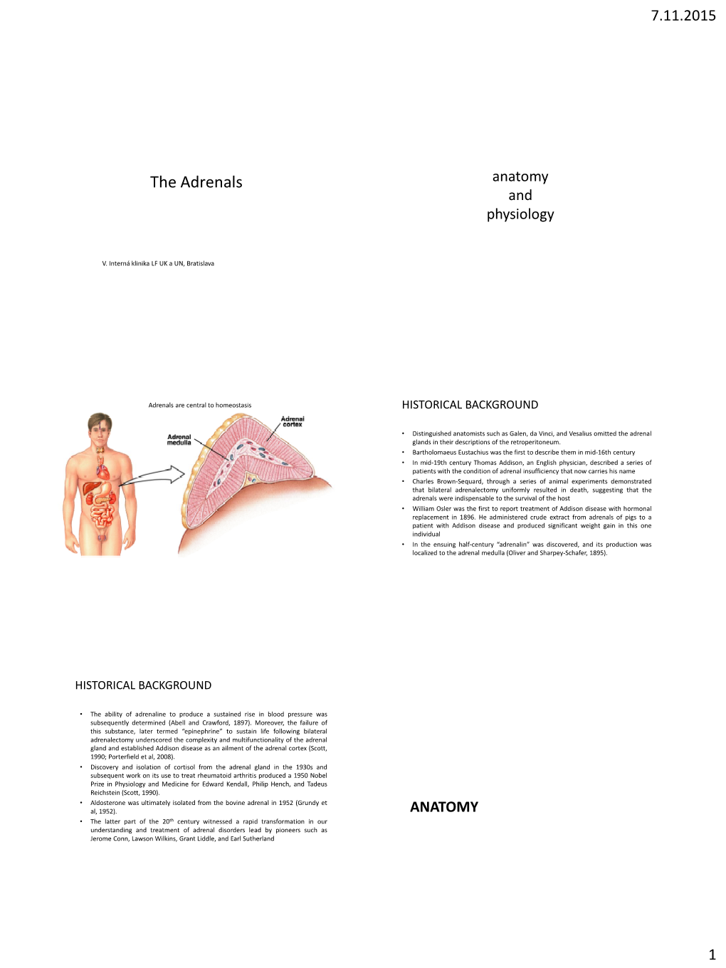 Anatomy and Physiology