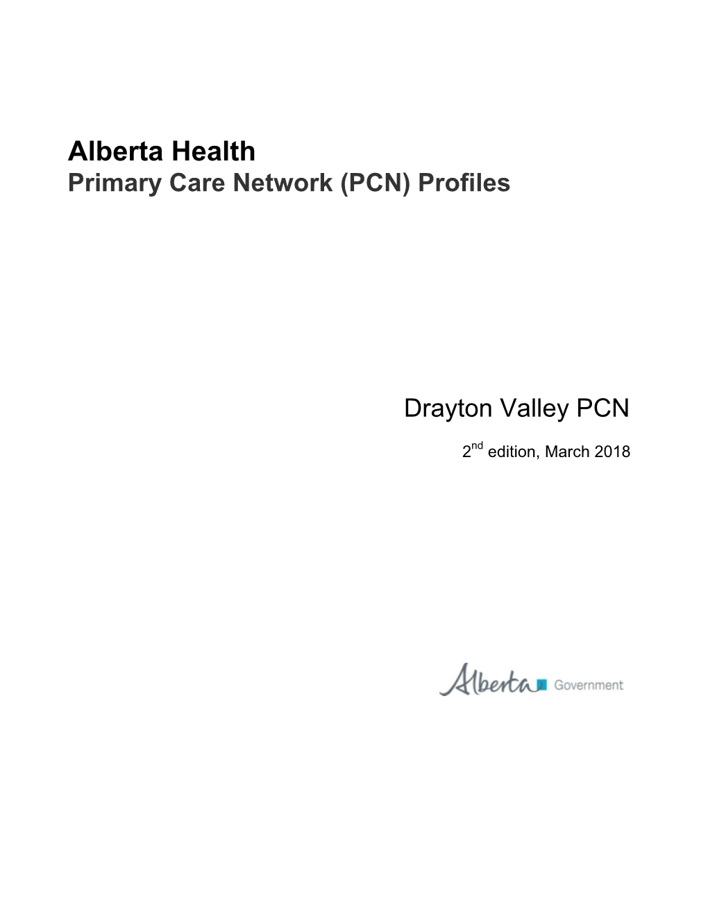 Primary Health Care Delivery in Alberta