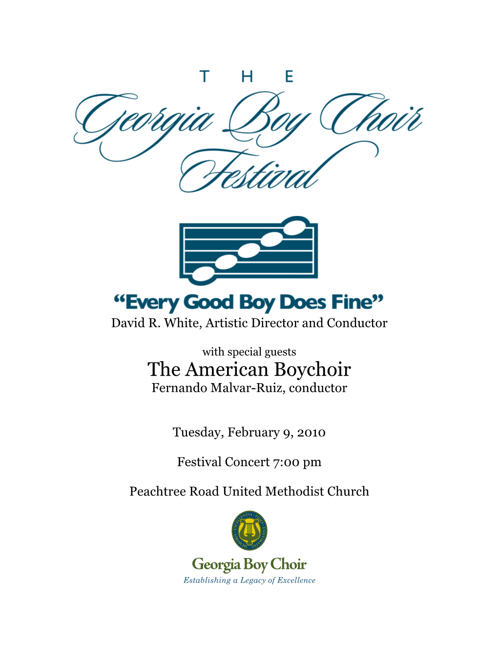 The American Boychoir Fernando Malvar-Ruiz, Conductor