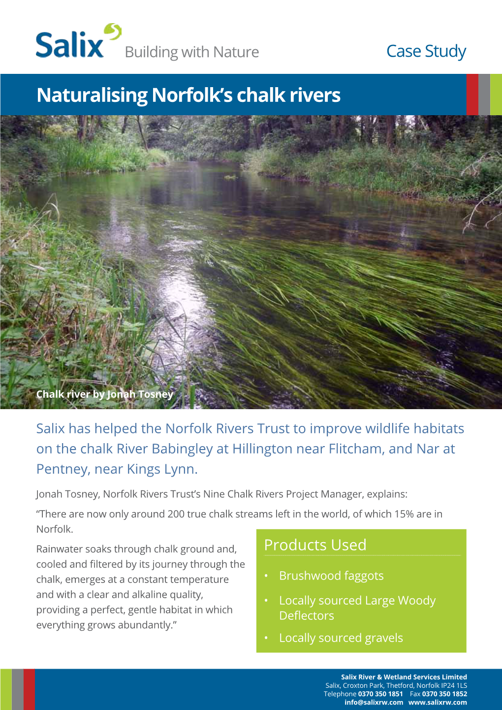 Naturalising Norfolk's Chalk Rivers