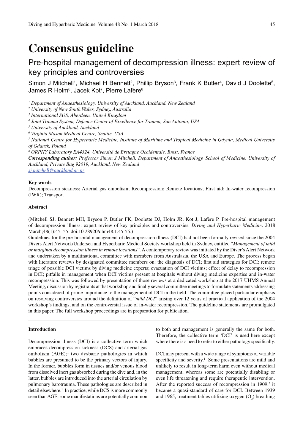 Consensus Guideline