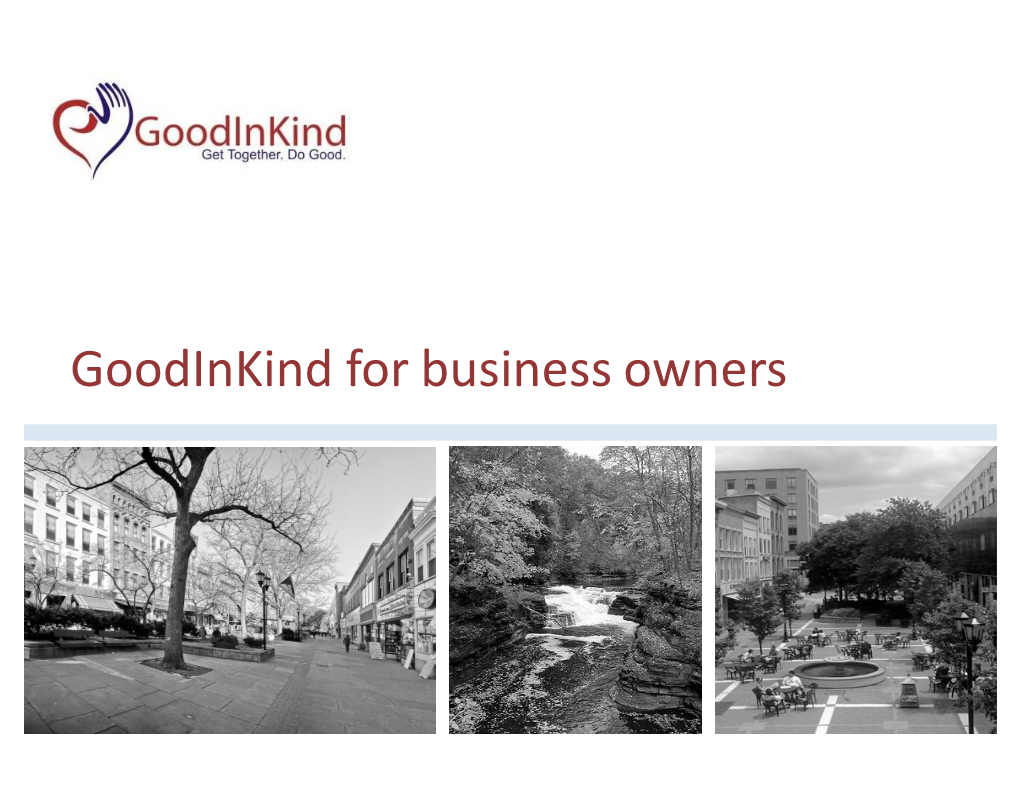 Goodinkind for Business Owners