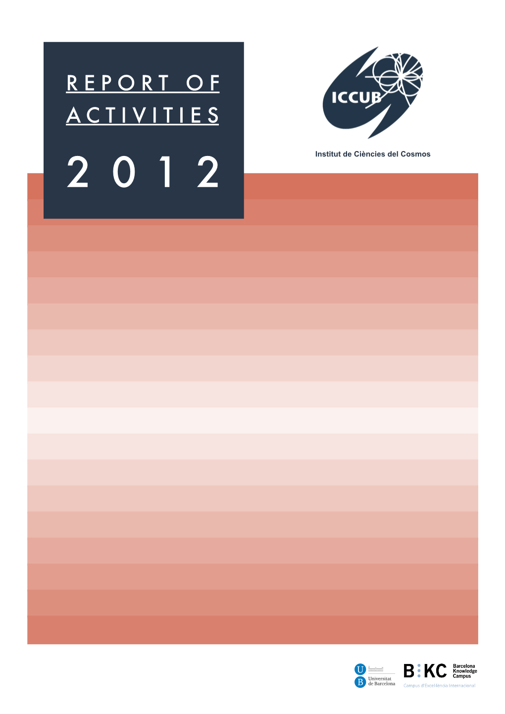 ICCUB Annual Report 2012