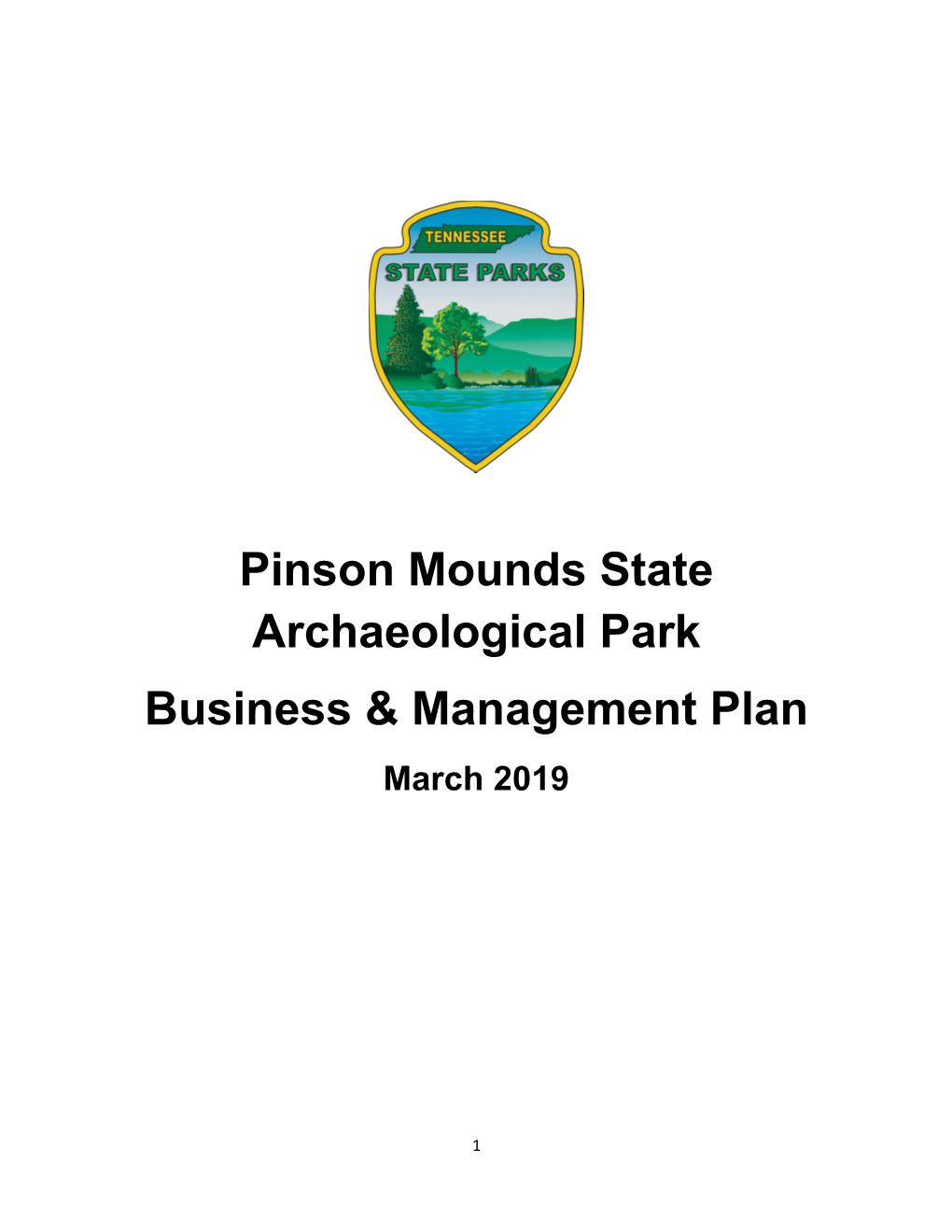 Pinson Mounds State Park Business Plan