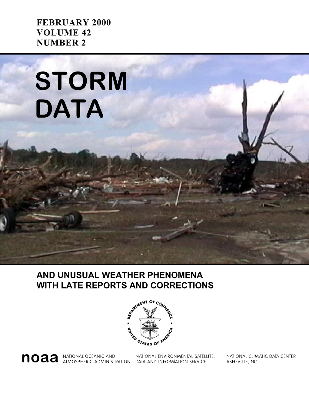 Storm Data and Unusual Weather Phenomena ....………..…………..…..……………..……………..… 6 Reference Notes ……………..……………..……………..……………..……………..……………..… 121