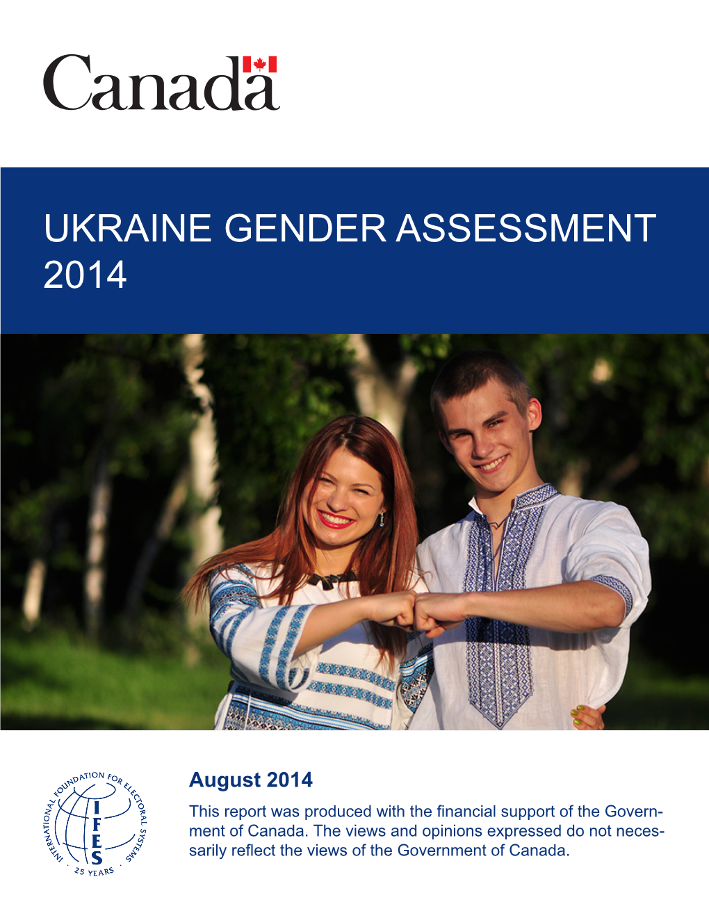 Ukraine Gender Assessment 2014