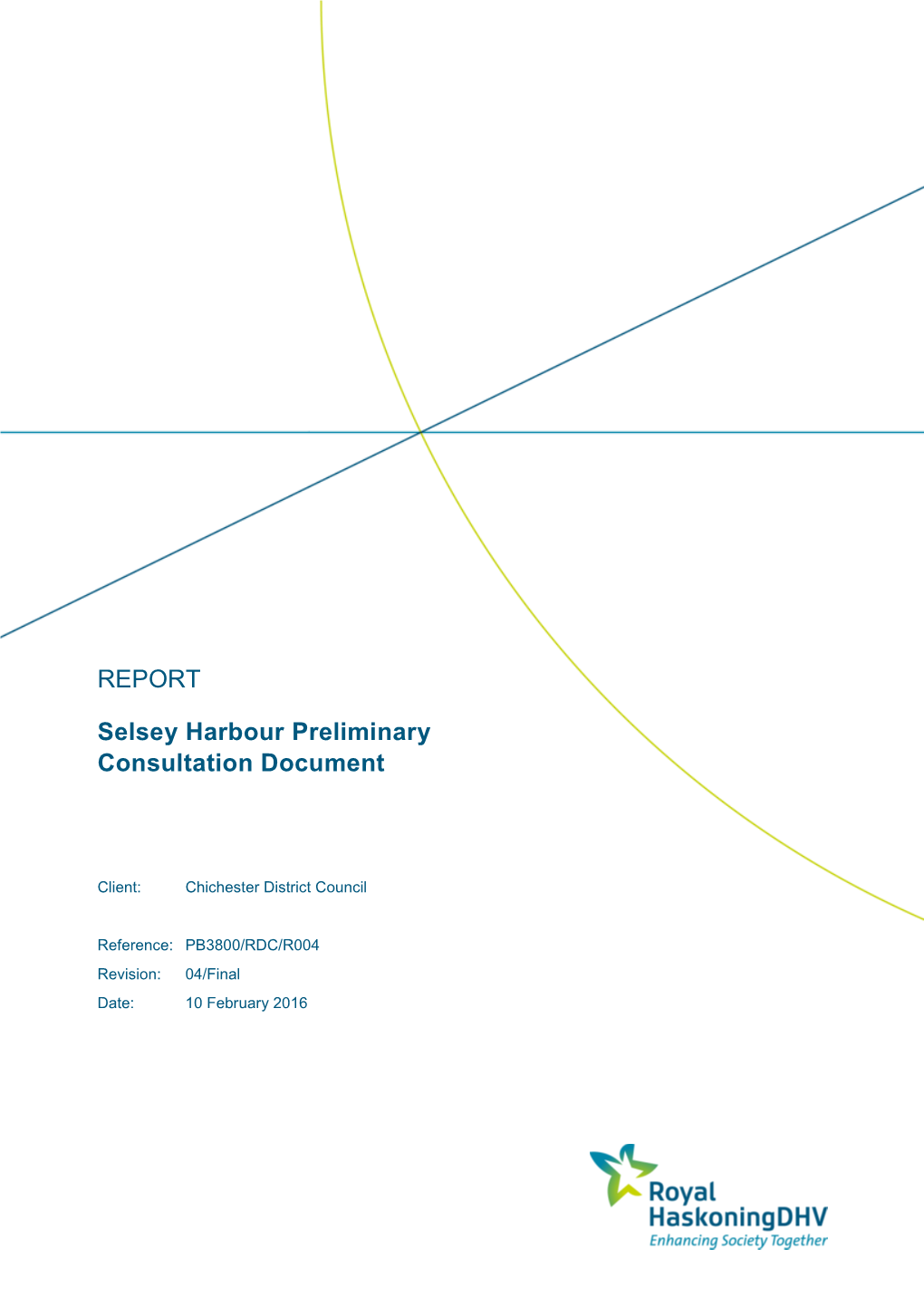 REPORT Selsey Harbour Preliminary Consultation Document