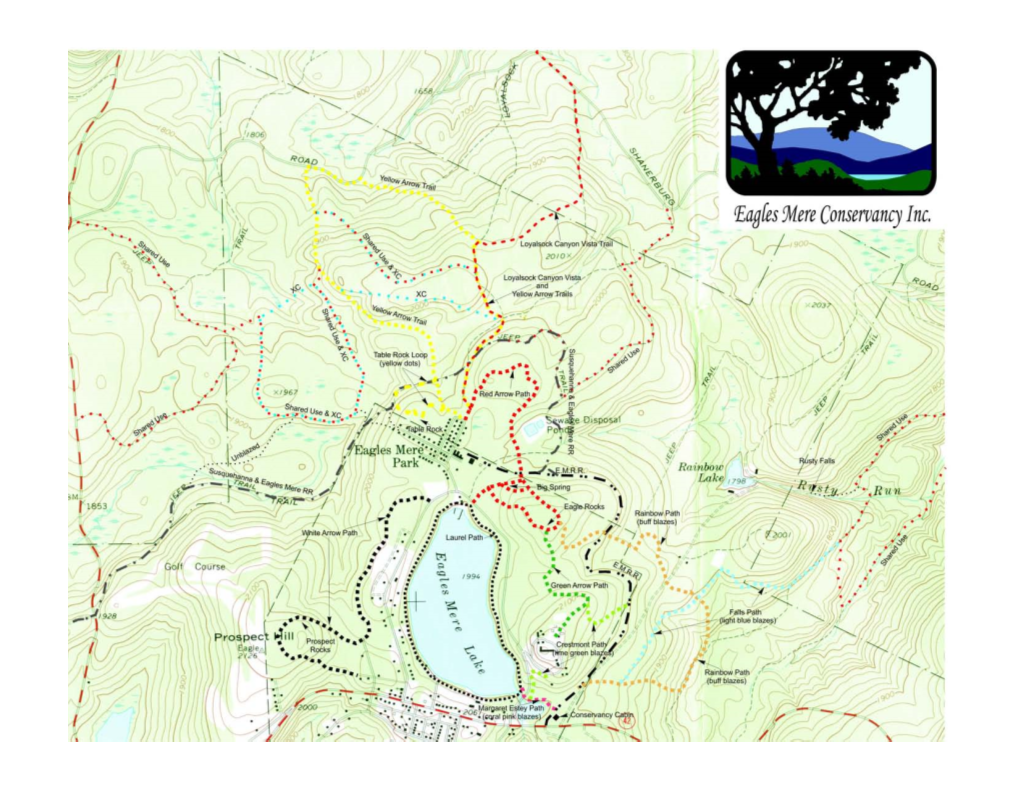 Paths & Trails of the Eagles Mere Area