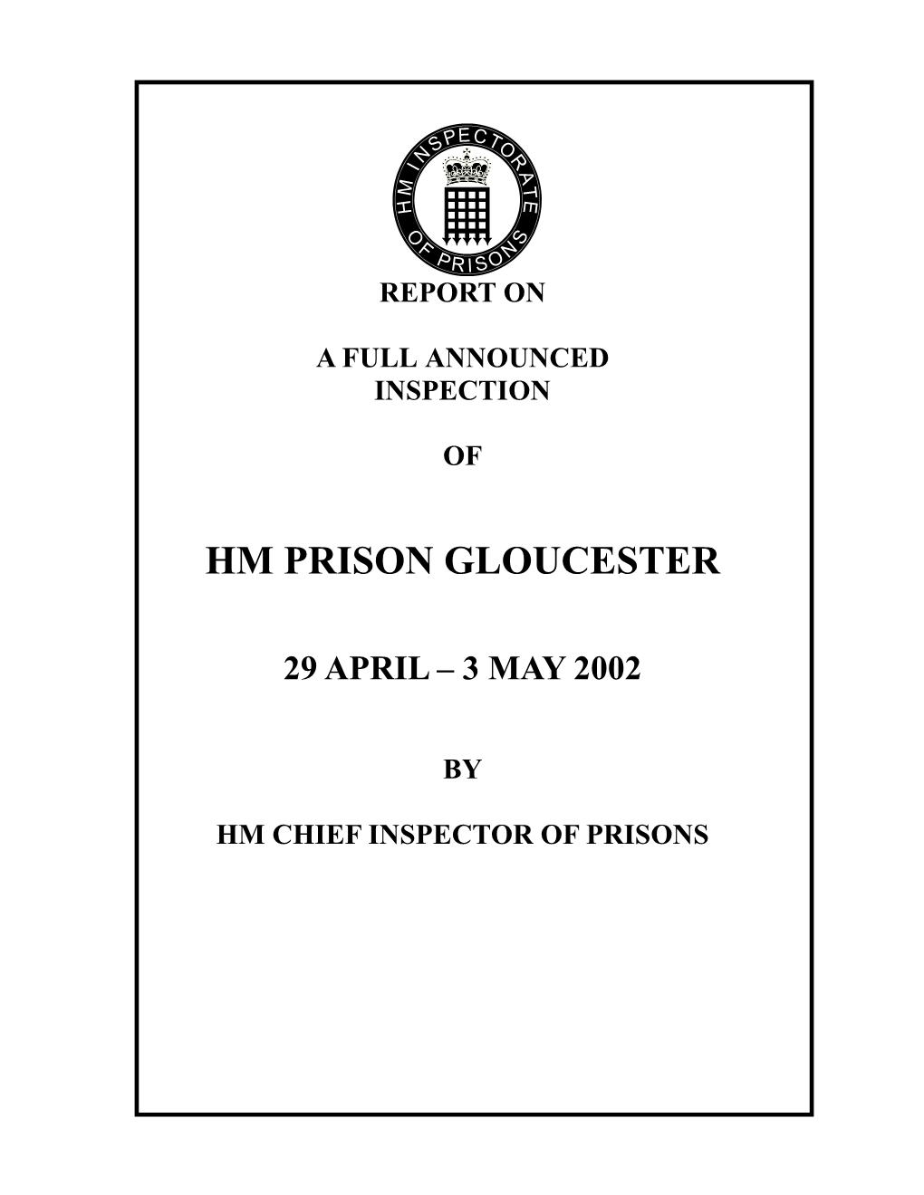 Hm Prison Gloucester