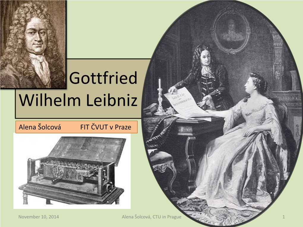 Gottfried Wilhelm Leibniz