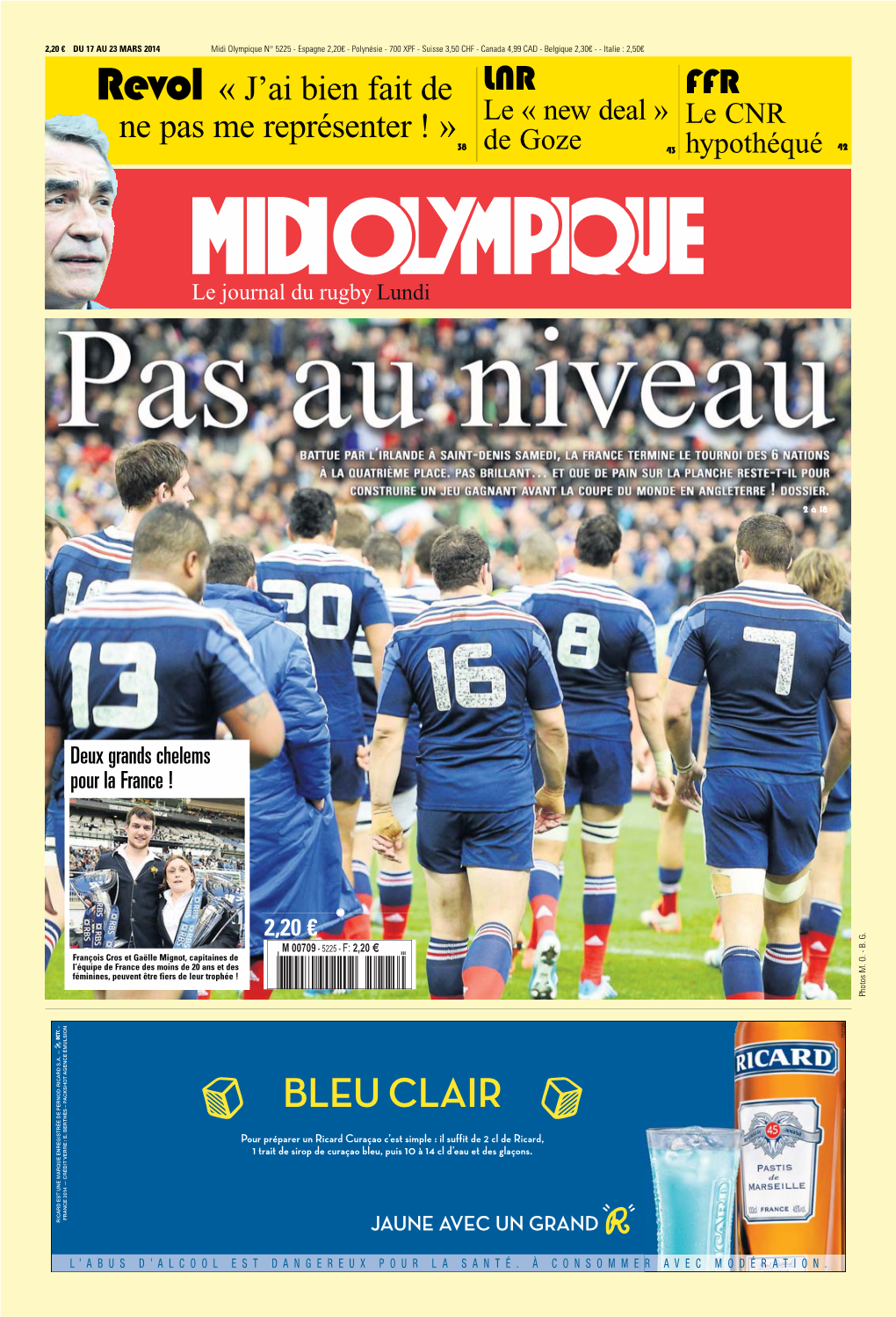 FFR Ne Pas Me Représenter ! » Le « New Deal » Le CNR 38 De Goze 43 Hypothéqué 42