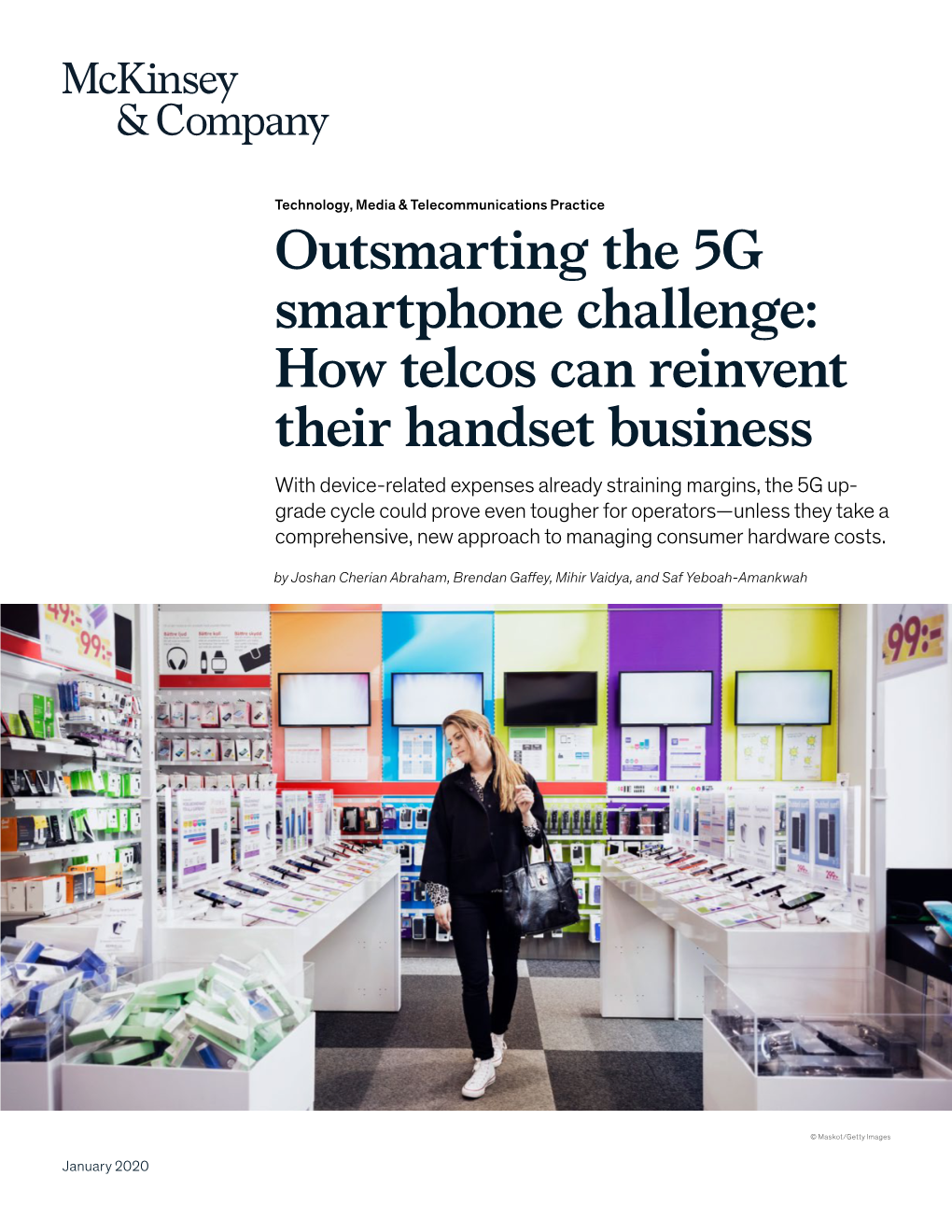 Outsmarting the 5G Smartphone Challenge: How Telcos Can Reinvent