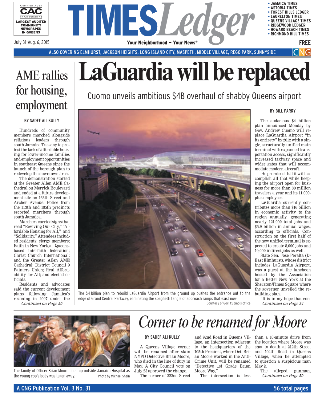 Laguardia Will Be Replaced for Housing, Cuomo Unveils Ambitious $4B Overhaul of Shabby Queens Airport