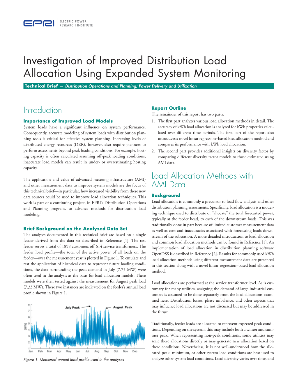 Investigation of Improved Distribution Load Allocation Using Expanded System Monitoring