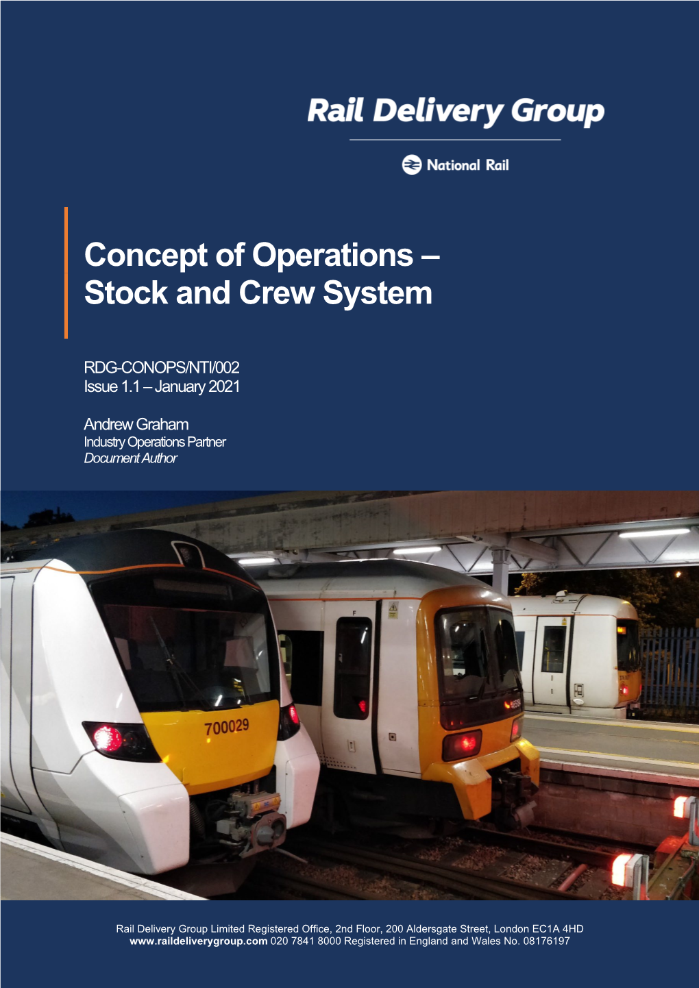 Concept of Operations – Stock and Crew System
