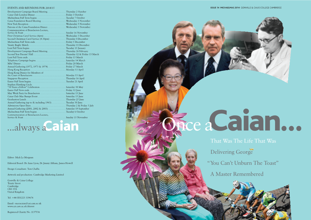 Once a Caian... 9-12 Issue 12