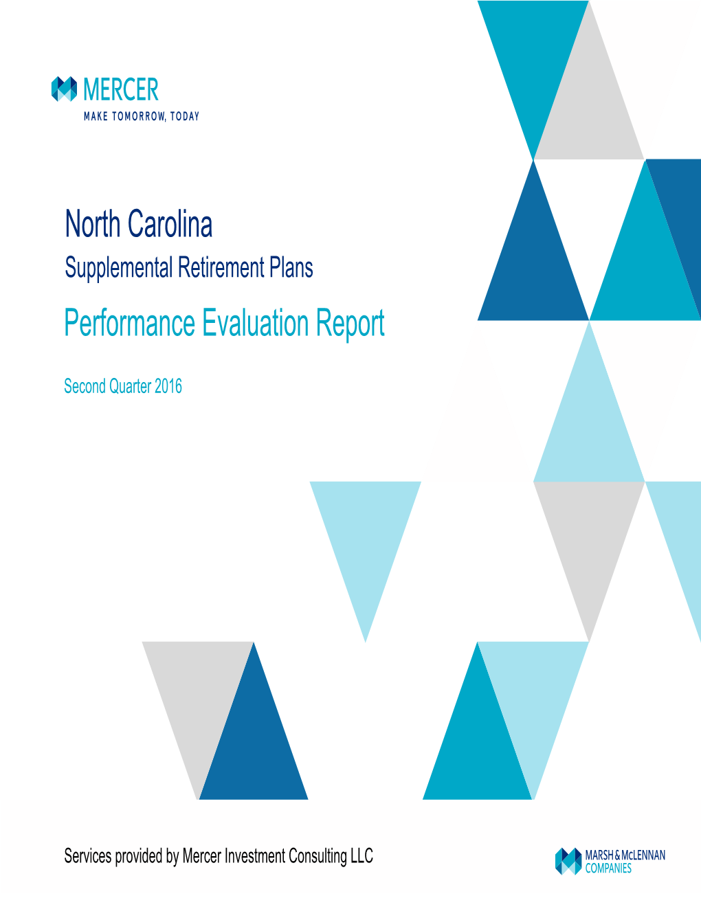North Carolina Performance Evaluation Report