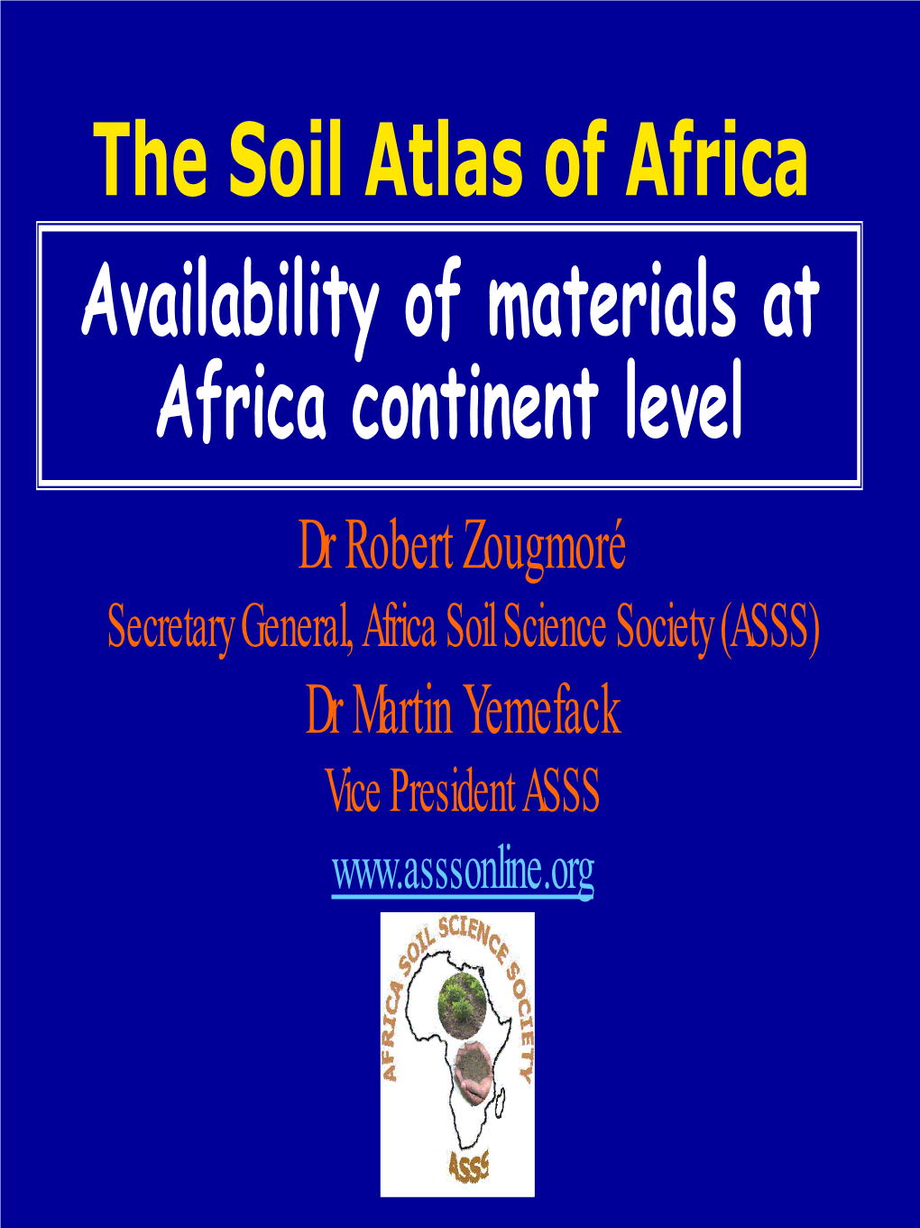 The Soil Atlas of Africa