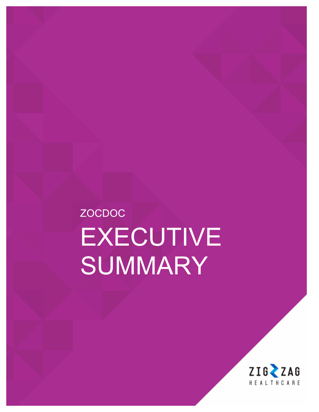 2017 0424 ZOCDOC Executive Summary FINAL