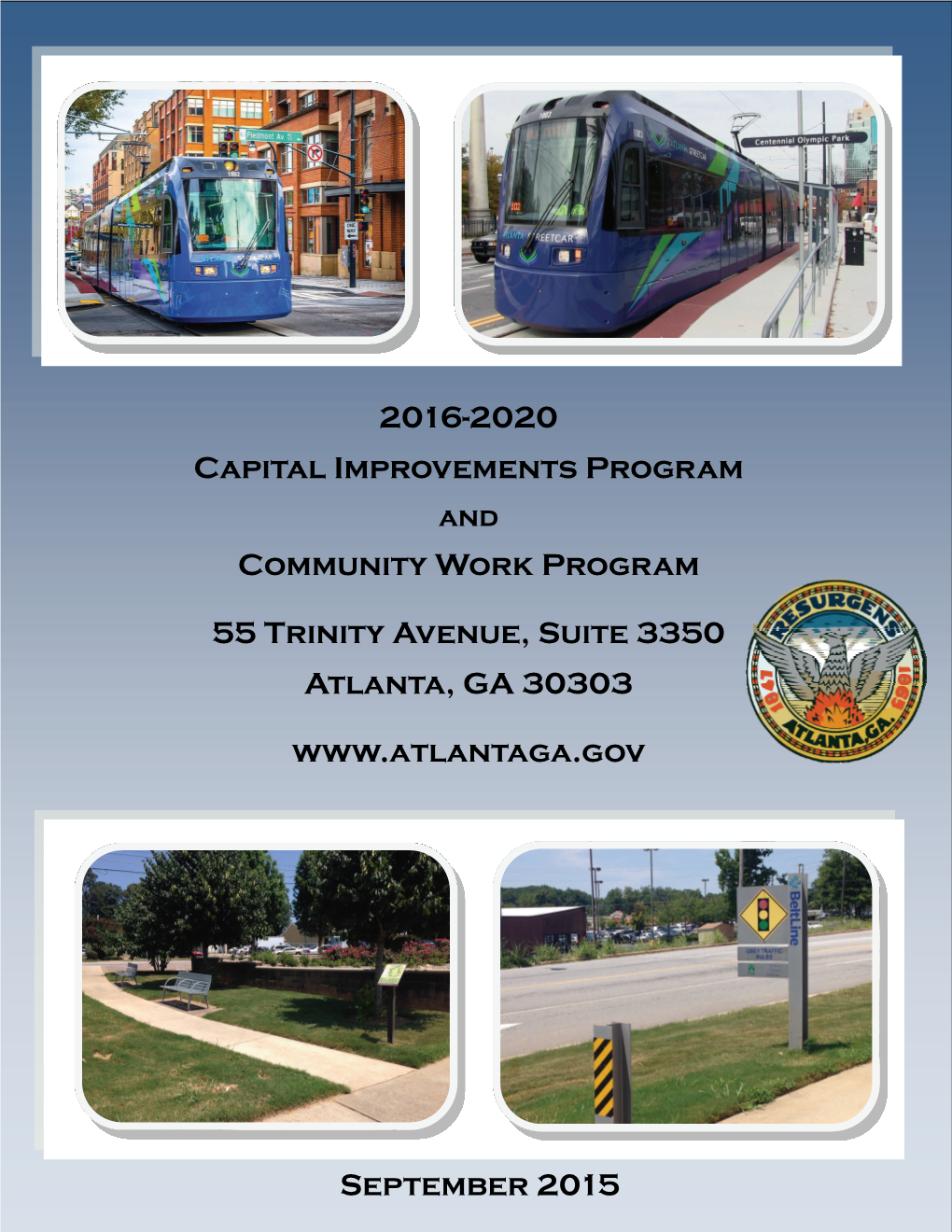 September 2015 2016-2020 Capital Improvements Program Community