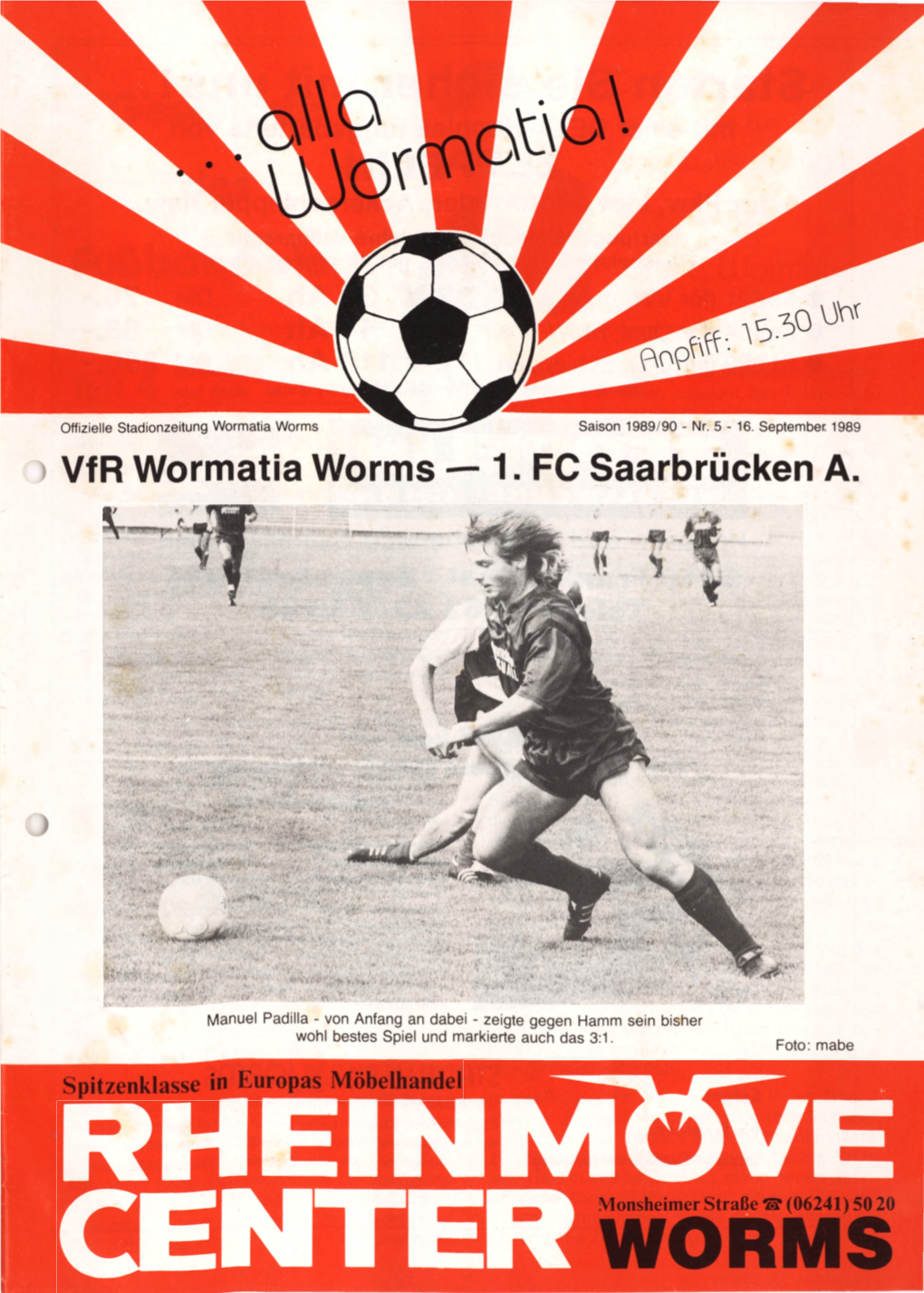 Vfr Wormatia Worms — 1. FC Saarbrücken A