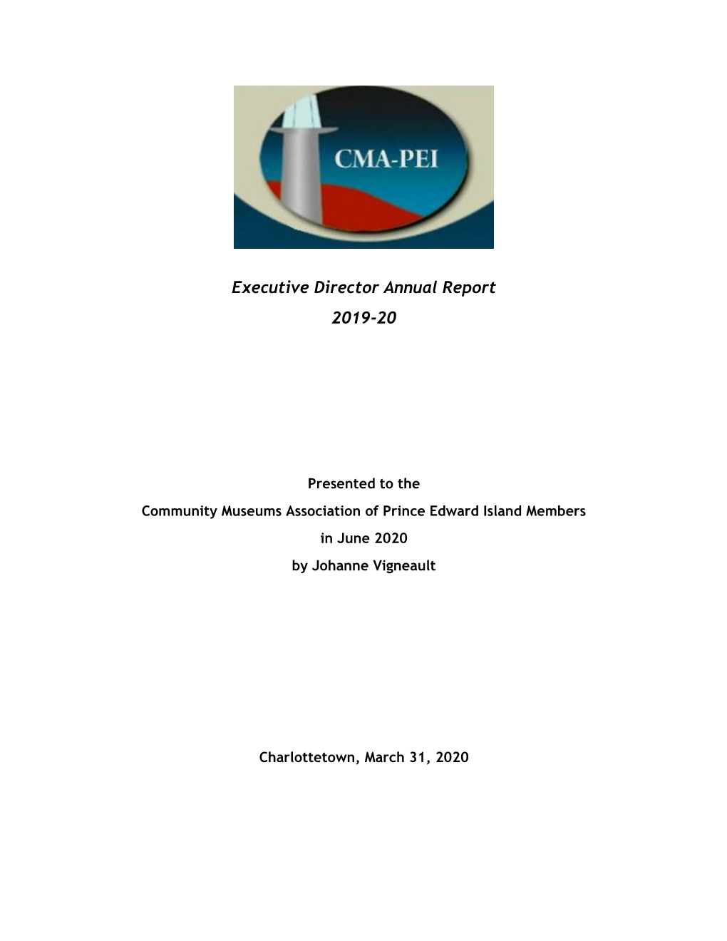 Executive Director Annual Report 2019-20
