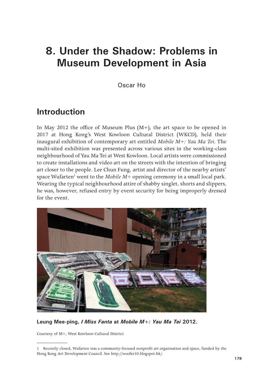 8. Under the Shadow: Problems in Museum Development in Asia